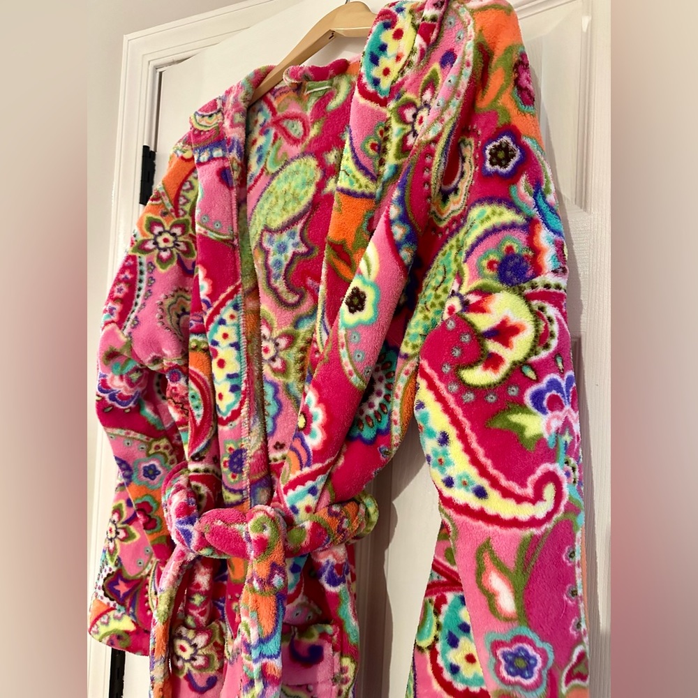 Vera Bradley plush robe